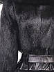 Шуба пальто з нутрії VK чорна довга натуральна (Арт. B101), фото 7