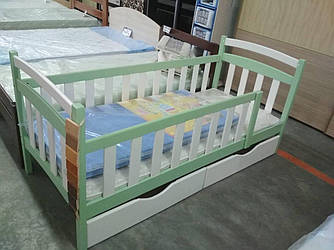 Ліжко одноярусне "Каріна Люкс" з ящиками