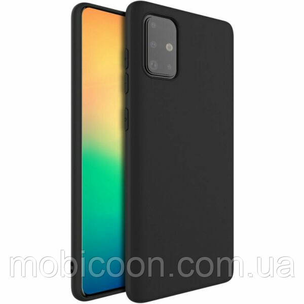 Чохол силіконовий для Samsung Galaxy A71 A715 чорний (самсунг а71)