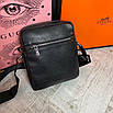 Чоловіча шкіряна сумка через плече Armani Армані, фото 5