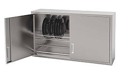 Шафа-сушка для посуду 1000х300х350 з нержавійки