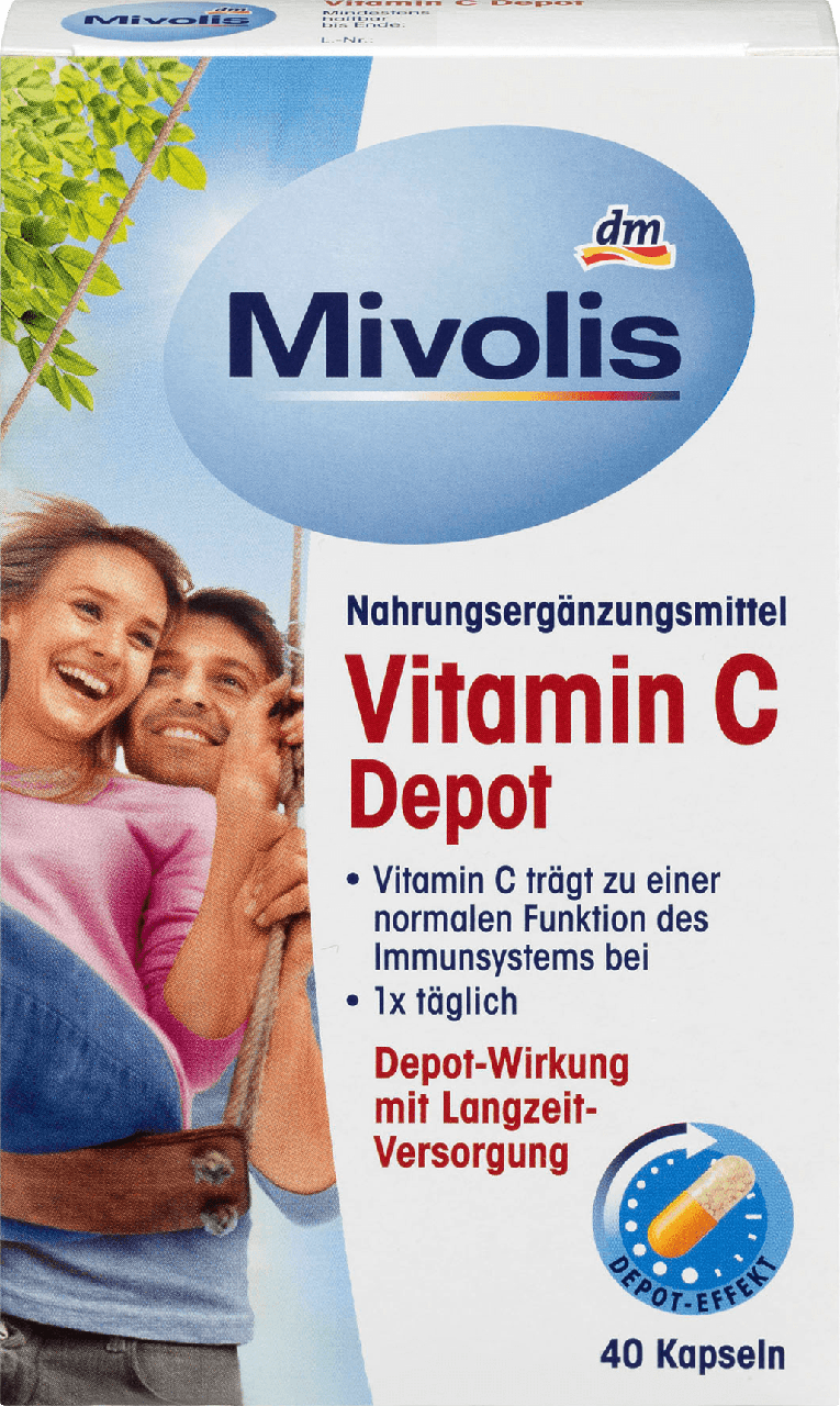 Вітаміни Mivolis Vitamin С Depot 40 капс.