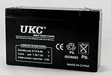 Акумулятор UKC Battery WST-12 6V 12A, фото 2