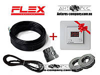 Двужильный нагревательный кабель Flex ( 12 м.кв ) 2100 вт серия Terneo ST( Класс защиты IP X7)