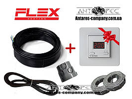 Двожильний нагрівальний кабель Flex ( 12 м.кв ) 2100 вт серія Terneo ST( Клас захисту IP X7)
