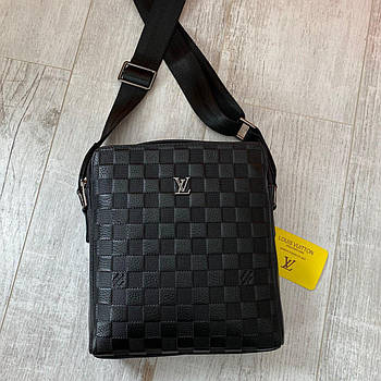Чоловіча шкіряна сумка через плече Louis Vuitton
