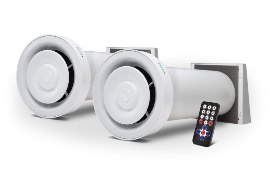 Рекуператор 2 Ventoxx Champion з металевими кришками і пультом д/у, фото 1