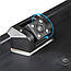 Камера заднього виду автомобільна у номерний рамці з LED підсвічуванням на машину для паркування Чорна, фото 6