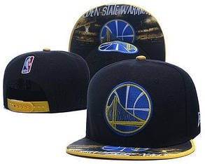 Чорна кепка сніпбек Голден Стейт Golden State Warriors snapback