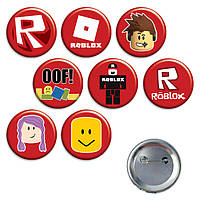 Набір значків Roblox Red Set 8 шт.