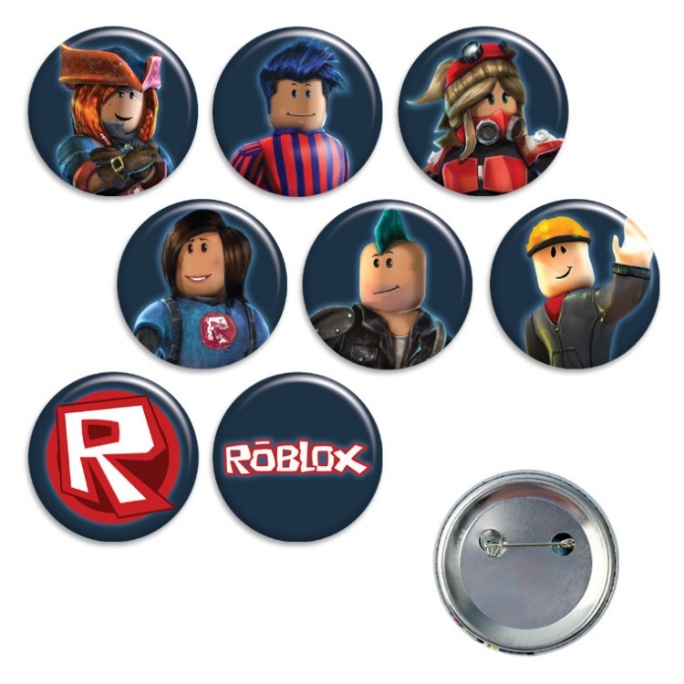 Набір значків Roblox Dark Set 8 шт., фото 1
