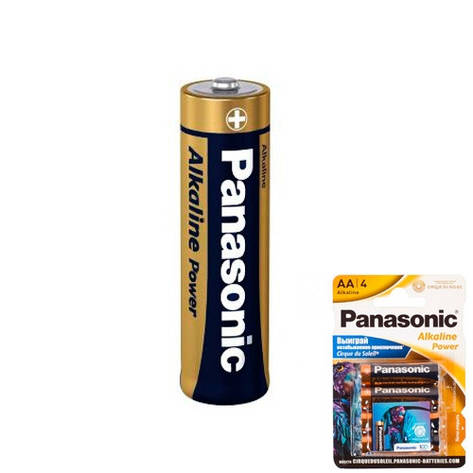 Батарейка AA LR6 Panasonic Alkaline Power лужна 1.5В, фото 1