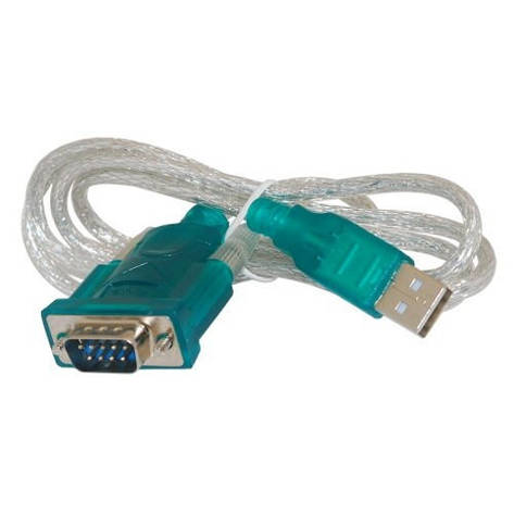 Кабель перехідник USB - RS232 DB9 COM CH340, 0.8м, фото 1