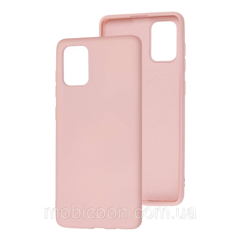 Чохол Silicone Case full для Samsung Galaxy A51 A515F pink sand (самсунг а51)