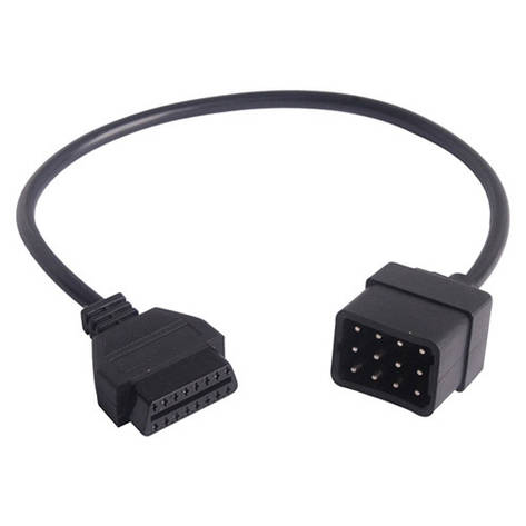 Перехідник з OBD2 16pin мама на Renault 12pin тато, фото 1
