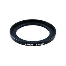 Підвищувальне кільце 43-52 мм для Canon, Nikon