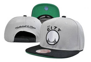 Сіра кепка сніпбек Голден Стейт Golden State Warriors snapback