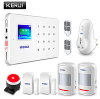 Комплект сигнализации Kerui alarm G18 plus с умной радиорозеткой! Гарантия 24 месяца!