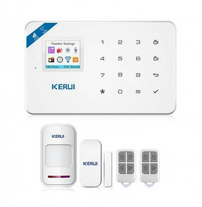 Сигналізація Kerui W18 + Wi-Fi для охорони ома. дачі, гаража, офісу. 231307! Гарантія 24 місяці!