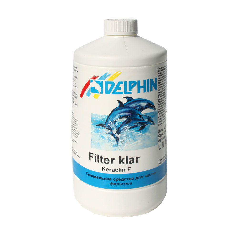 Німецький засіб для чищення фільтрів Delphin Filter Klar (1 л), фото 1