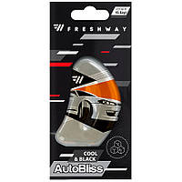 Ароматизатор жидкий на зеркало FreshWay Auto Bliss Cool and Black (Черный Лед) 8ml