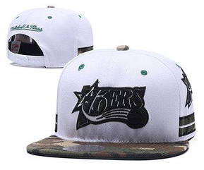 Біла кепка сніпбек команда Філадельфія 76ers НБА snapback