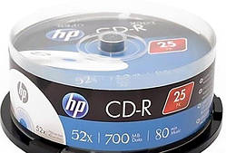 CD-R HP (69311/CRE00015-3) 700 MB 52x, шпіндель, 25 шт.