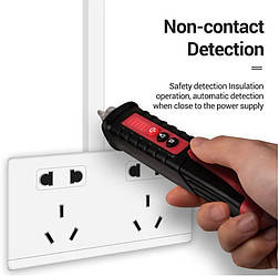 Безконтактний детектор напруги 12-1000 В зі світлодіодною індикацією