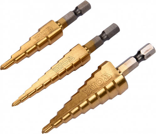 Набір ступінчастих свердел по металу Milwaukee Step Drill Bit, фото 3