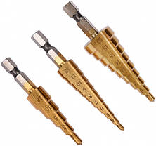 Набір ступінчастих свердел по металу Milwaukee Step Drill Bit, фото 4