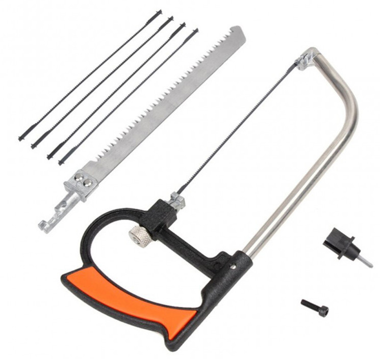 Ножівка по дереву у наборі з пиляннями