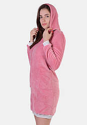 Халат махровий жіночий на блискавці, NEL