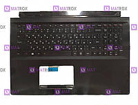 Оригінальна клавіатура для ноутбука Lenovo Ideapad Flex 2 Pro 15 rus, black, передня панель, підсвітка