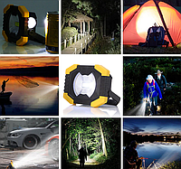 Аккумуляторные переносные светильники -для рыбалки, похода, автомобиля.