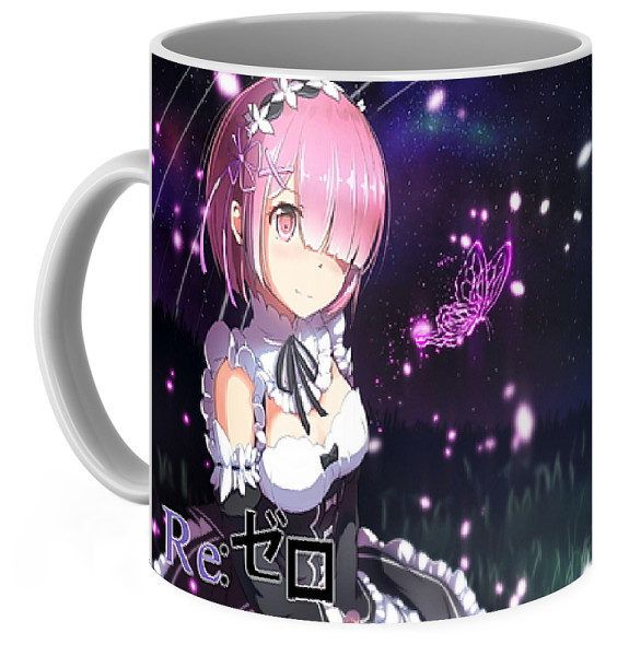 Кухоль GeekLand Життя з нуля в альтернативному світі Re:Zero метелики RZ.02.06, фото 1