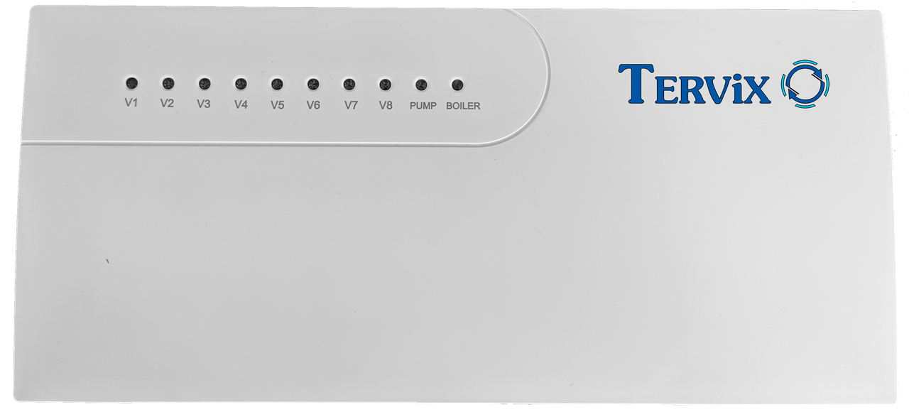 Контролер для систем водяної теплої підлоги на 8 контурів Tervix Pro Line С8, центр комутації, управління 511008