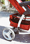 Прогулянкова коляска CARRELLO Vista CRL-8505 у льні, Ruby Red, фото 7