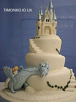 Весільний торт оригінальний «Романтика»