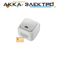 Выключатель 1-кл c подсветкой ViKO Palmiye 90555419 Белый