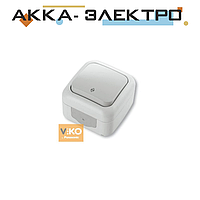 Вимикач 1-кл прохідний ViKO Palmiye 90555404 Білий