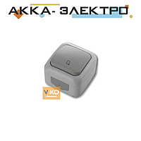 Кнопка дзвінка ViKO Palmiye 90555506 Сірий