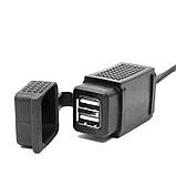 Зарядка USB під роз'єм BMW Hella DIN для мотоцикла, фото 4