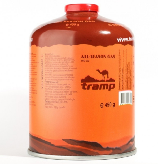 Балон газовий Tramp TRG-002 450 г, різьбовий (N114176)