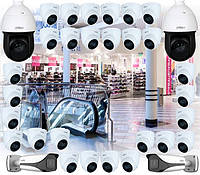 Установка ip-видеонаблюдения в супермаркете