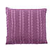 Чехол для подушки Ohaina в’язаний коси 40x40 Purple, фото 2