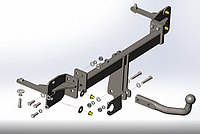 Фаркоп BMW X3 E83 (2003-2010) + електропакет, гак знімається