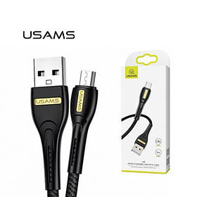 Плетений USB Micro USAMS U40 2.0 А Black