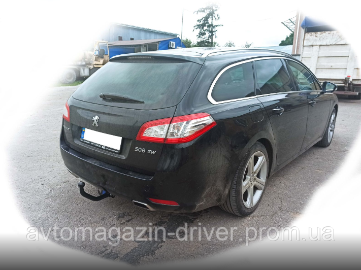 Фаркоп Peugeot 508 універсал 2010-2014 + електропакет, гак знімається