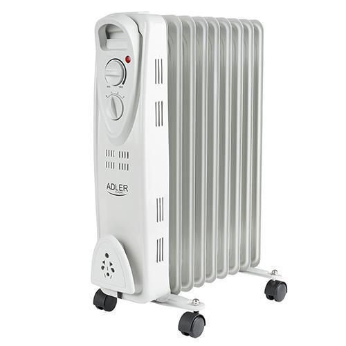 Нагрівач масляний Adler AD 7808 на 9 секцій потужність 2000 W, фото 1
