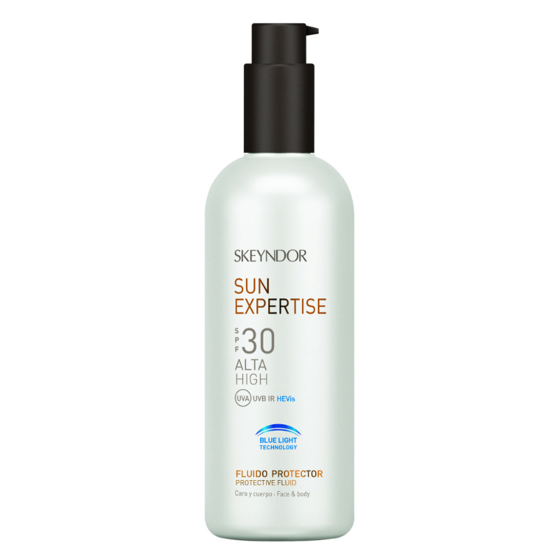 Сонцезахисний флюїд SPF 30 Skeyndor Blue Light Sun Expertise